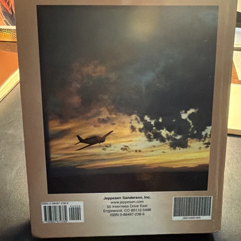 Private Pilot Manual by Jeppesen Sanderson Hardcover) Used with No CD Rom